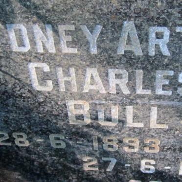 BULL Sydney Arthur Charles 1893-1979 &amp; Mary Agnes Gertrude 1903-1974 