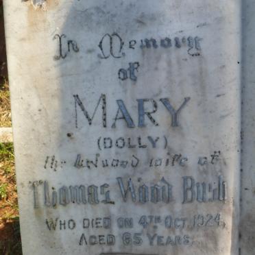 BUSH Thomas -1926, WOOD &amp; Mary -1924