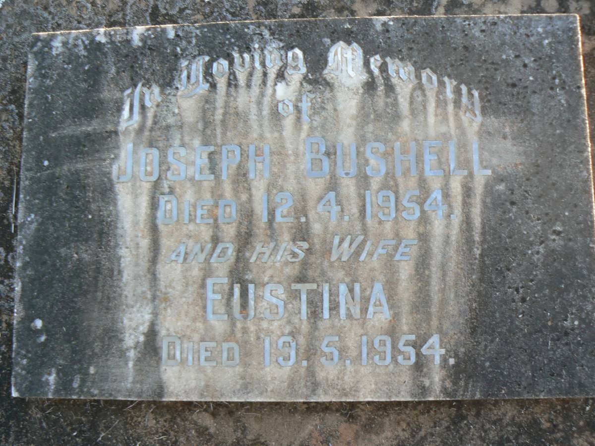 BUSHELL Joseph -1954 &amp; Eustina -1954