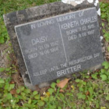 BRITTER Kenneth Charles 1915-1997 :: BRITTER Daisy 1892-1966 