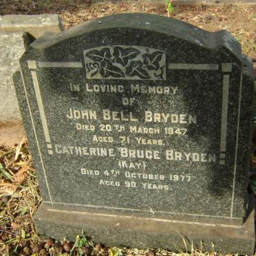 BRYDEN John Bell -1947 &amp; Catherine Bruce -1977