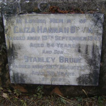 BRUIN Eliza Hannah -1947 :: BRUIN Stanley -1950