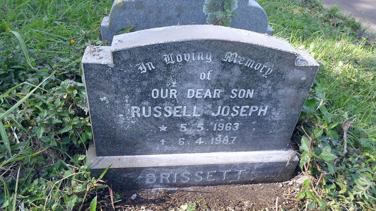 BRISSETT Russell Joseph 1963-1987