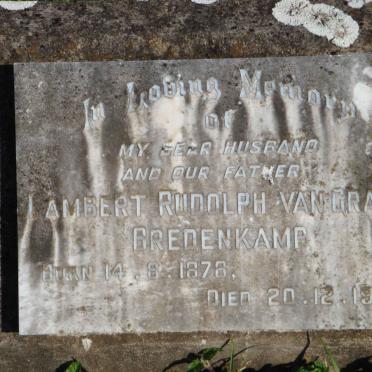 BREDENKAMP Lambert Rudolph van Graan 1878-1963
