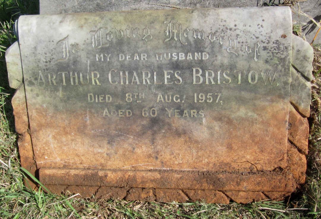 BRISTOW Arthur Charles -1957