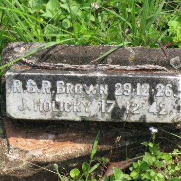 BROWN R.G.R. -1926 :: HOLICKY J. -1942