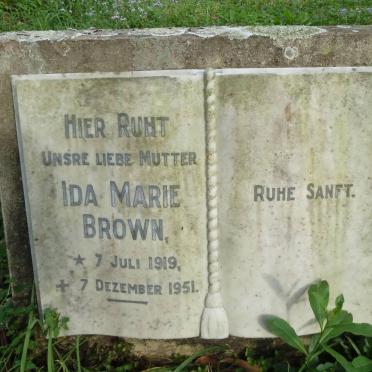 BROWN Ida Marie 1919-1951