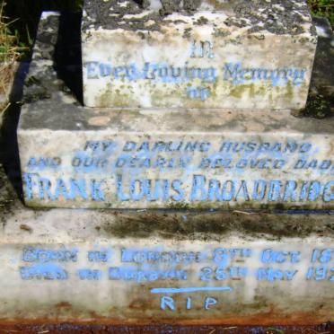 BROADBRIDGE Frank Louis 1875-1927