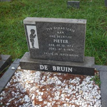 BRUIN Pieter, de 1974-1976