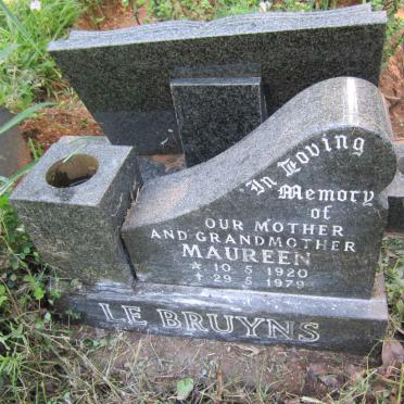 BRUYNS Maureen, le 1920-1979