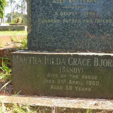 BJORKMAN Nils Johan -1958 :: BJORKMAN Martha Hilda Grace -1960 