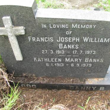 BANKS Francis Joseph William 1913-1973 &amp; Kathleen Mary 1913-1979