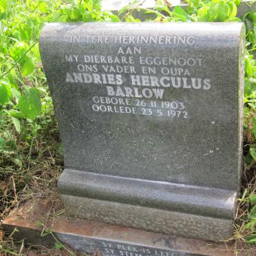 BARLOW Andries Herculus 1903-1972