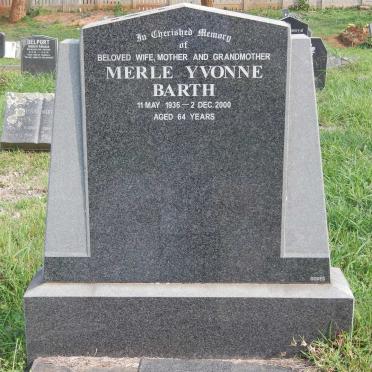 BARTH Merle Yvonne 1936-2000