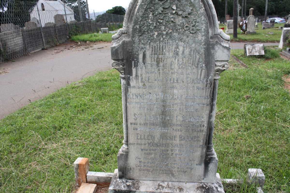 BARNES Lancelot Ethelbert -1914 ::  BARNES Lancelot Ethelbert 1917 :: LEGGAT Kennedy B. -1916 :: BARNES Ellen Jessie -1935