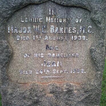 BARNES W.G -1939 ::  BARNES Jean -1939 