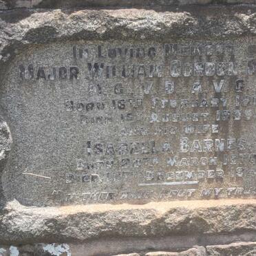 BARNES William Gordon 1857-1939 &amp; Isabella 1870-1940