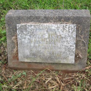 BASSON Eliza Jane 1864-1957