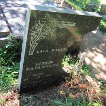 BAFANYANA Simon 1932-2000 