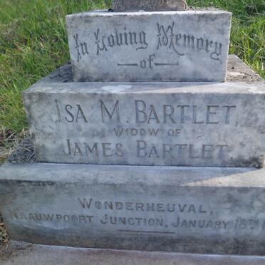 BARTLET Isa M. -1935