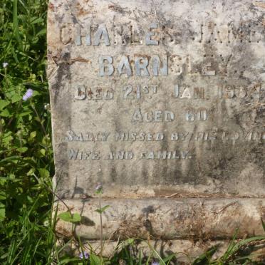 BARNSLEY Charles James -1934