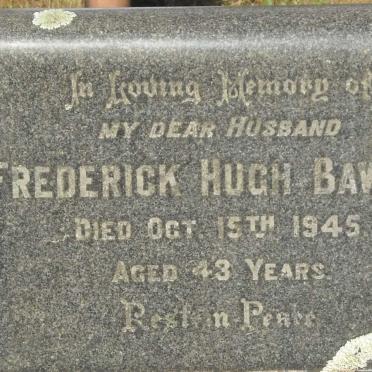 BAWDEN Frederick Hugh -1945