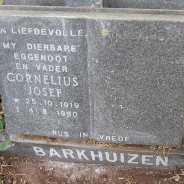 BARKHUIZEN Cornelius Josef 1919-1980