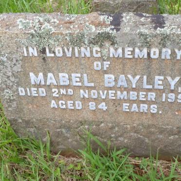 BAYLEY Mabel -1955