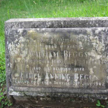 BEGGS William -1930 &amp; Ethel Anning -1962