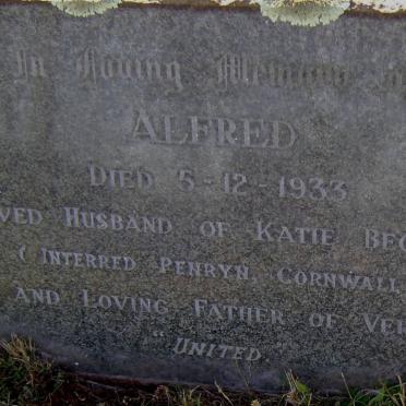 BECKERLEG Alfred -1933