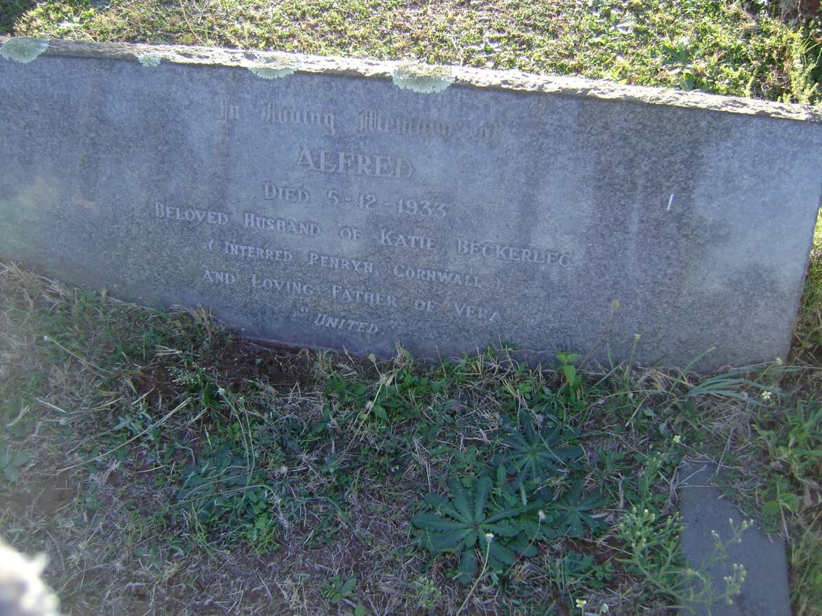 BECKERLEG Alfred -1933