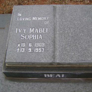 BEAL Ivy Mabel Sophia 1909-1953