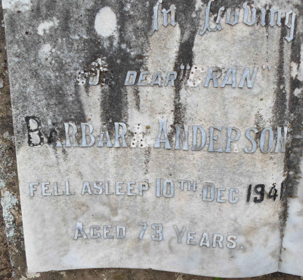 ANDERSON Barbara -1941