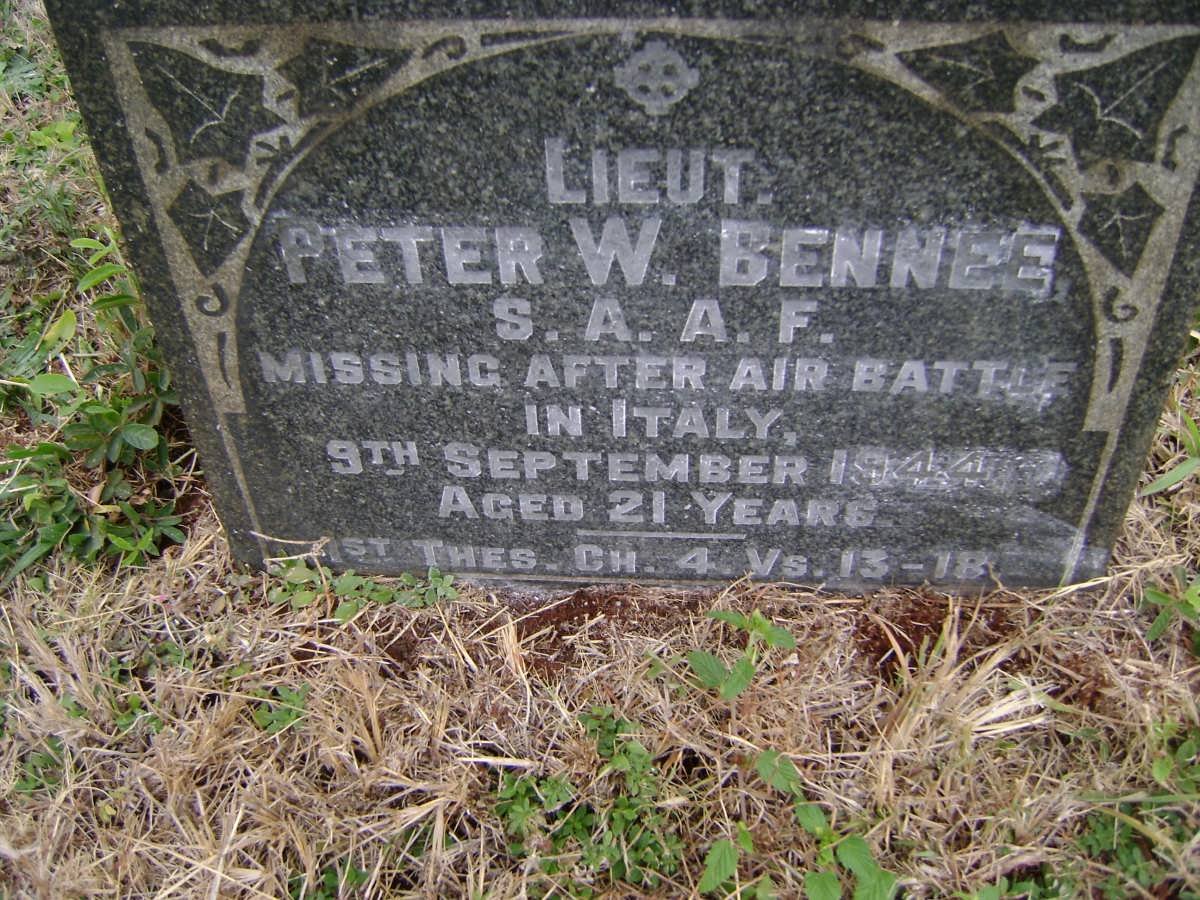 BENNEE Peter W. -1944