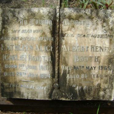 BOOTH Albert Henry -1965 &amp; Kathleen Alice 1891-1954