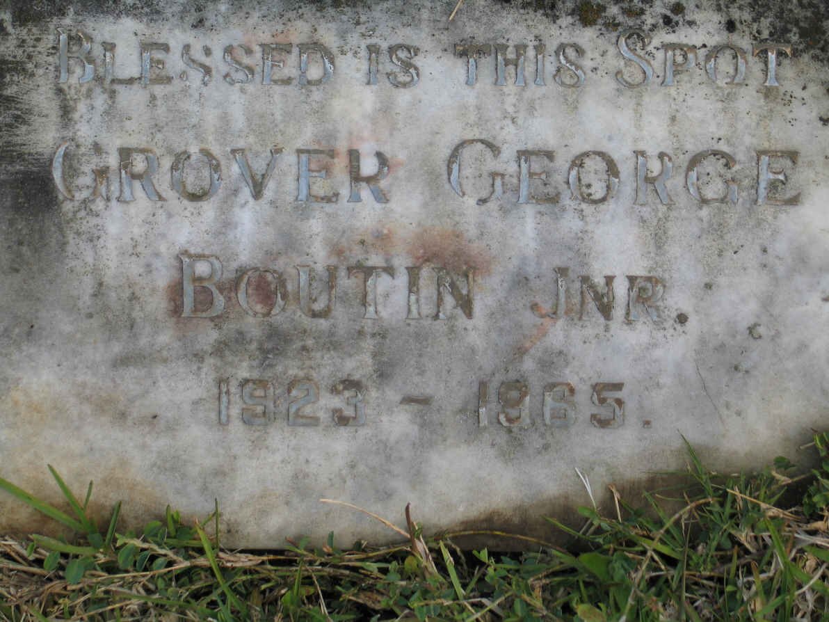 BOUTIN Grover George 1923-1965