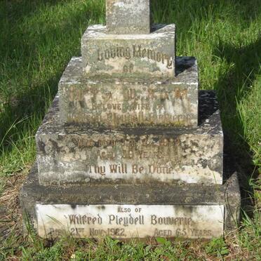 BOUVERIE Wilfred, Pleydell -1922 &amp; Rachel Augusta Julia -1922