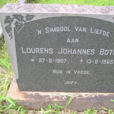 BOTHA Lourens Johannes 1907-1965