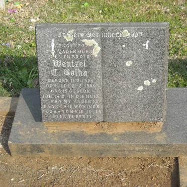 BOTHA Wentzel C. 1924-1981