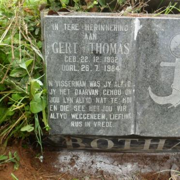 BOTHA Gert Thomas 1932-1984