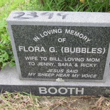 BOOTH Flora G