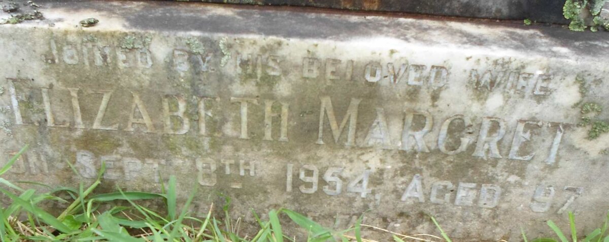 BLACKBEARD John -1944 &amp; Elizabeth Margret -1954