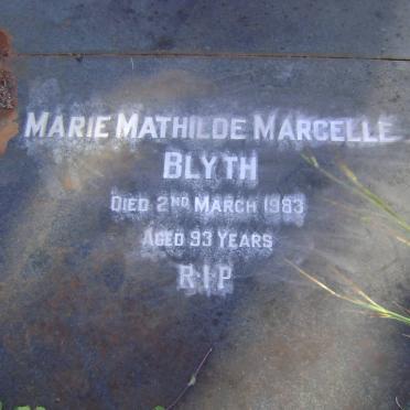 BLYTH Marie Mathilde 1883-1954