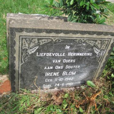 BLOM Irene 1942-1961