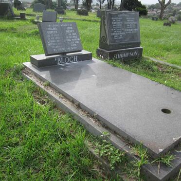 BLOCH John Harry 1925-1993 &amp; Thelma Doreen 1929-1990