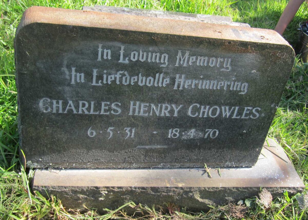 CHOWLES Charles Henry 1931-1970