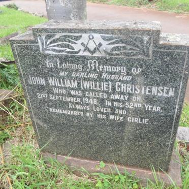 CHRISTENSEN John William -1948