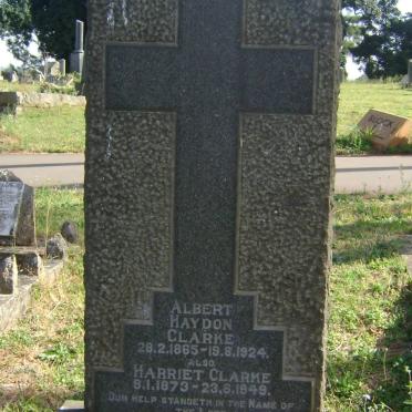 CLARKE Albert Haydon 1865-1924 &amp; Harriet 1873-1949