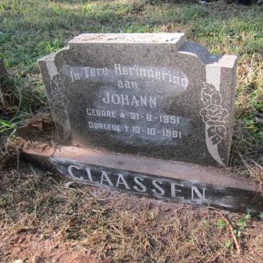 CLAASSEN Johann 1951-1981