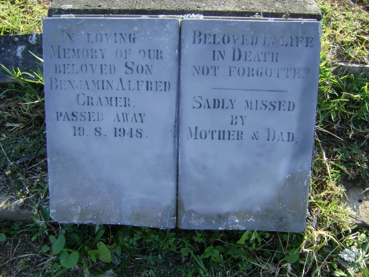 CRAMER Benjamin Alfred -1948